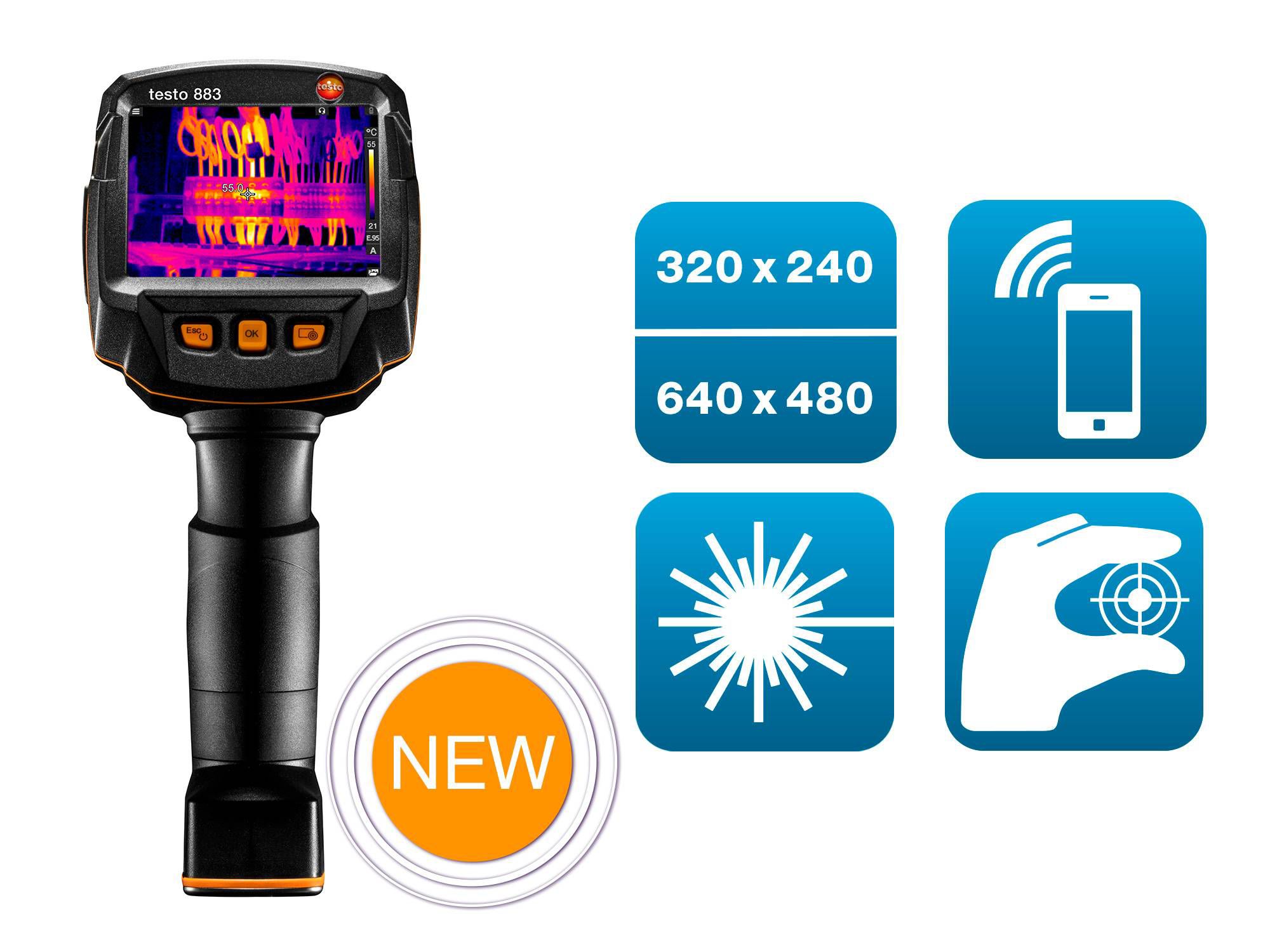 Thermal Imager with automatic Image Management Testo 883