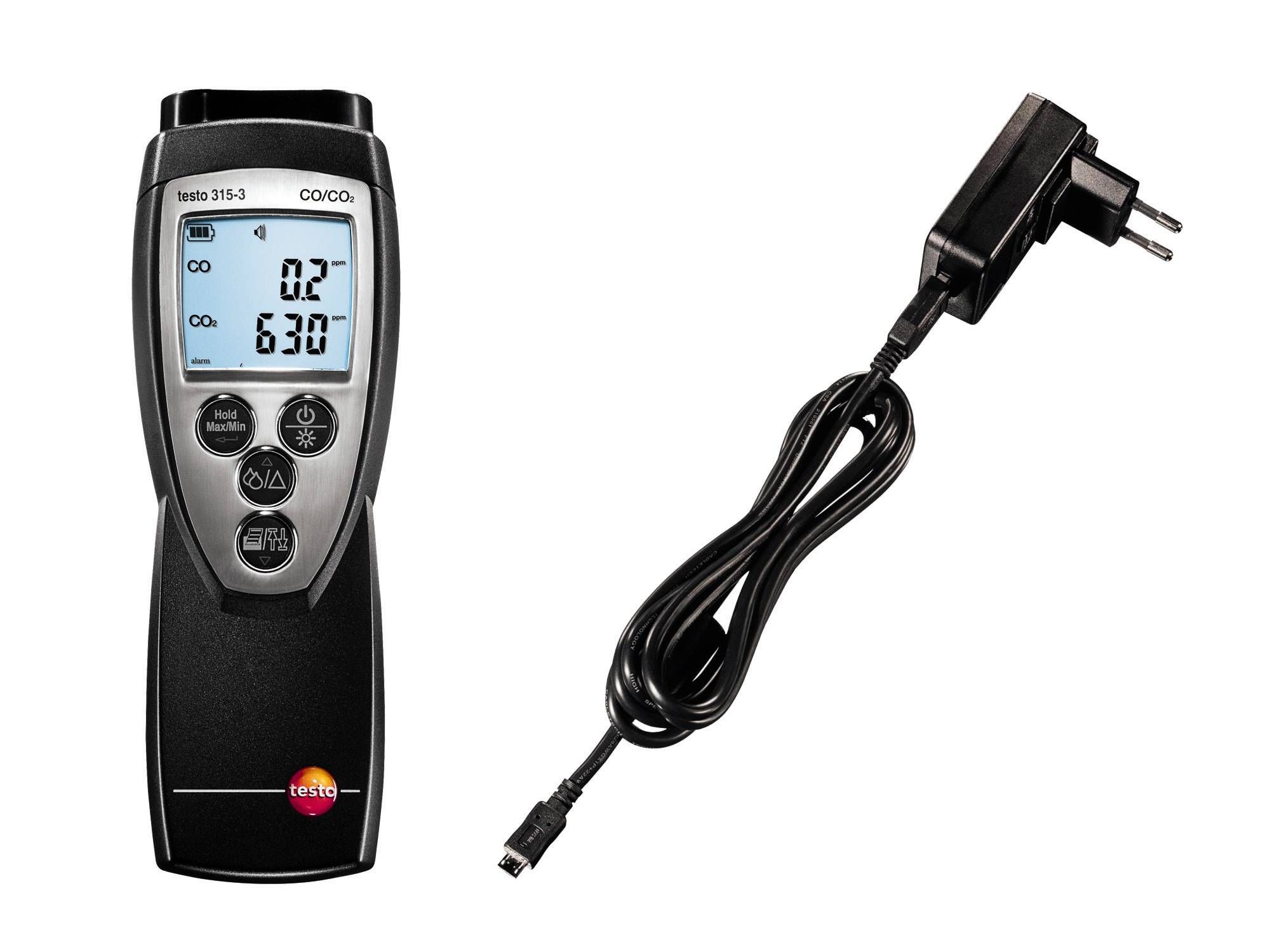 CO and CO2 monitor for ambient measurements Testo 315-3